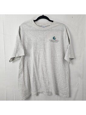 Vintage Gildan T Shirt Mens XL Christian Outreach International Short Sleeve Y2K